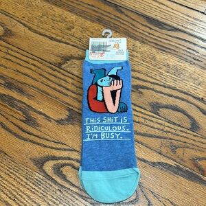 Blue Q This Shit is Ridiculous Ankle Socks